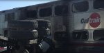 Wrecked Caltrain 3819